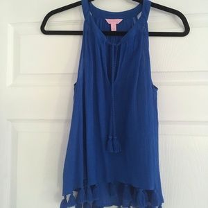 Lilly Pulitzer Tassle Tank
